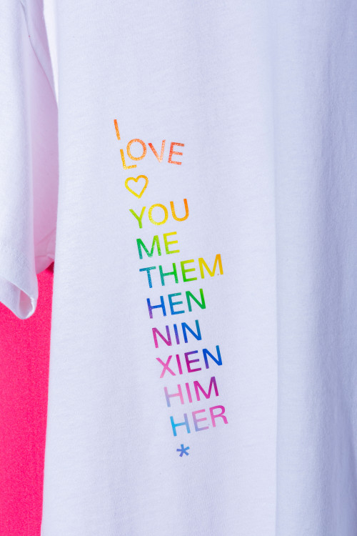 Rainbow Pronoun T-Shirt