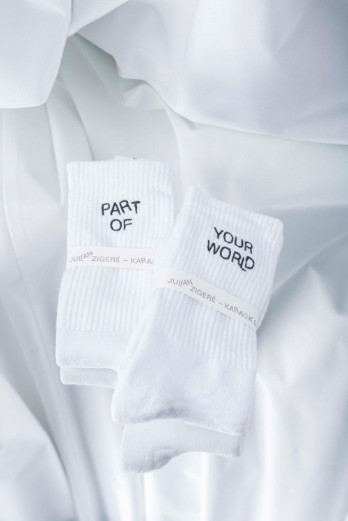 Karaok Socks – White